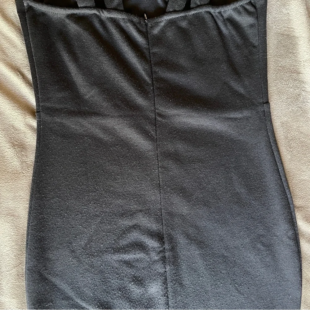 Avec Black Strappy Mini Dress